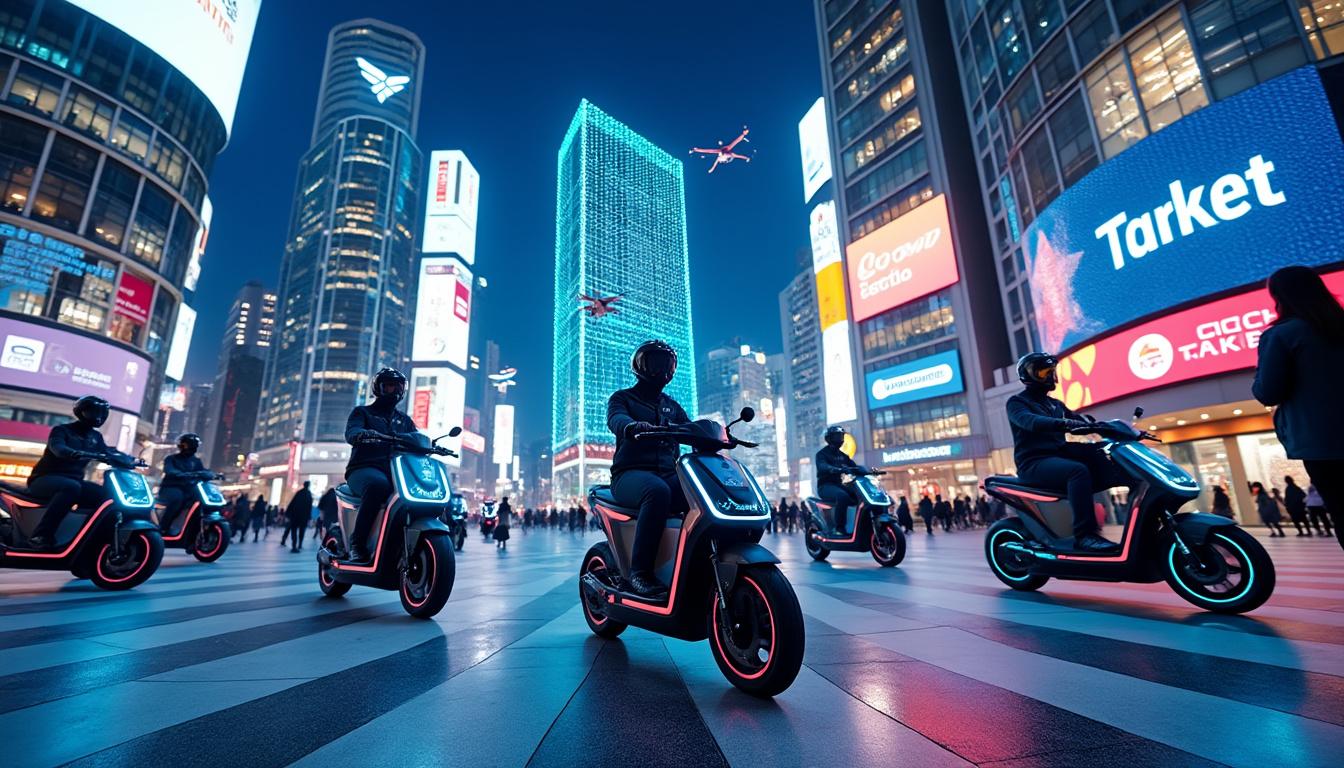 découvrez au salon de l'auto de tokyo comment la mobilité réinventée transforme nos déplacements, du bateau à la voiture volante en passant par les deux-roues, une révolution technologique accessible à tous.