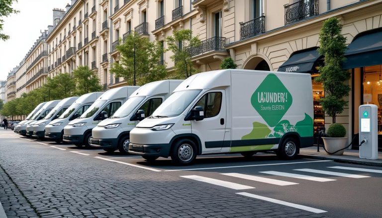 découvrez comment la blanchisserie de paris modernise ses livraisons avec bientôt huit camions électriques, pour un service plus écologique et durable.