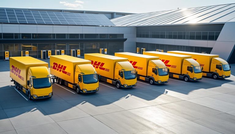 découvrez comment dhl révolutionne la livraison durable en lançant ses huit premiers camions électriques à batterie, en collaboration avec hylane, pour une logistique plus écologique et innovante.