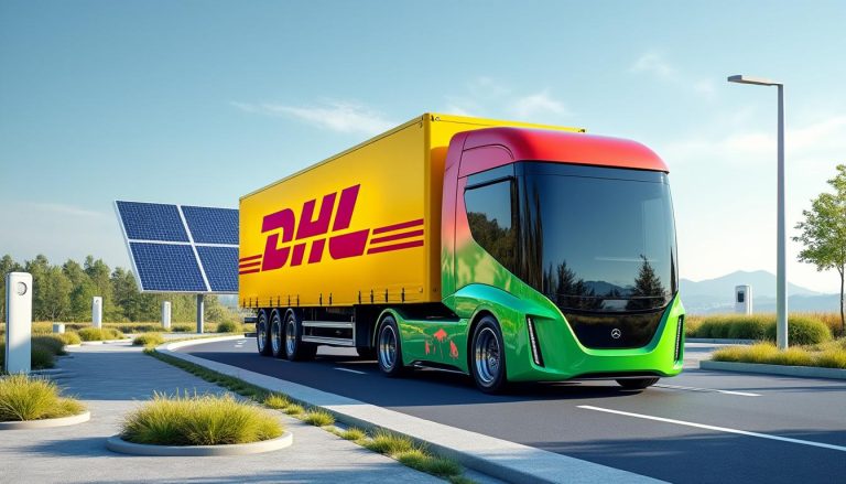 daimler truck, dhl et hylane collaborent pour concevoir des camions entièrement électriques, alliant innovation et écologie pour un transport durable.