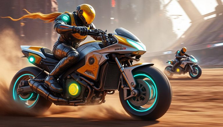 plongez dans l'action intense du rodéo futuriste à moto high-tech dans metroid prime 4 sur switch 2 et vivez une aventure unique alliant technologie et adrénaline.