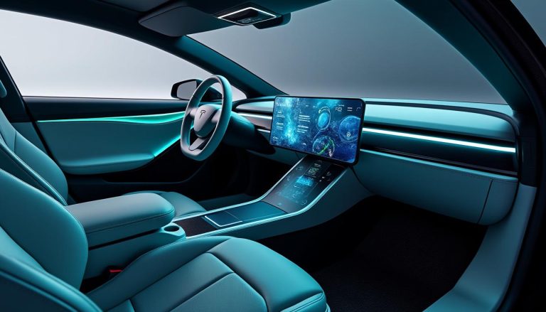 explorez l’intérieur futuriste du cybercab, la nouvelle voiture électrique révolutionnaire de tesla alliant design avant-gardiste et technologies innovantes pour une expérience de conduite unique.