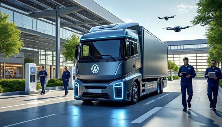 découvrez comment duvenbeck introduit le premier camion électrique man pour assurer une logistique zéro émission chez volkswagen, alliant innovation et respect de l'environnement.