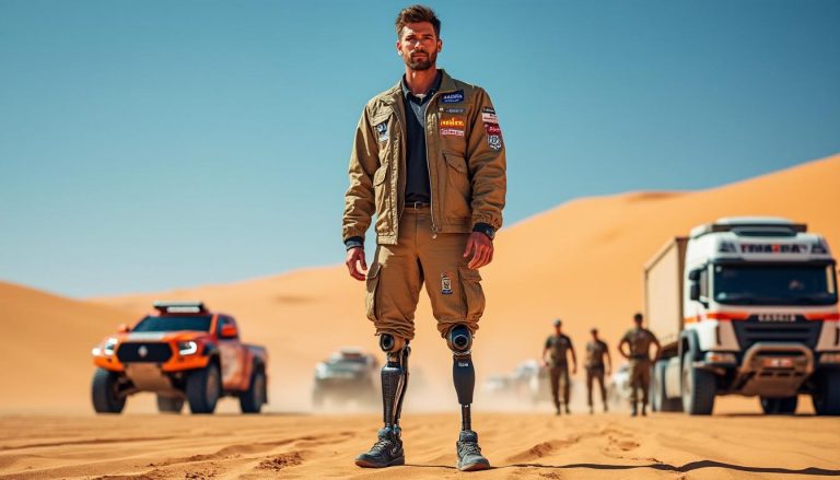 découvrez le parcours inspirant d'un homme amputé qui, un an après son amputation, se prépare avec courage à relever le défi du dakar 2026, prouvant que la véritable victoire est d'être au départ.