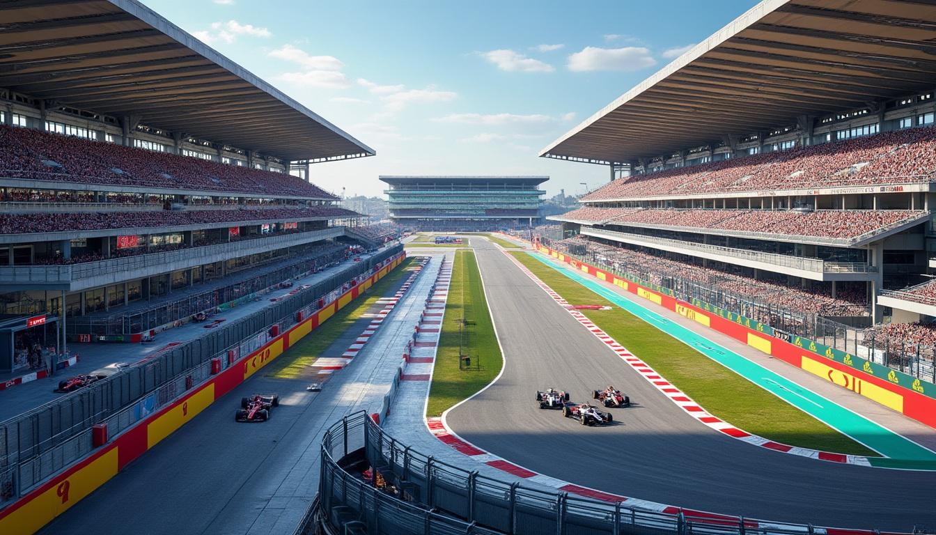 découvrez comment un circuit de formule 1 se transforme en coulisses, prêt à accueillir les bolides pour une nouvelle saison palpitante.