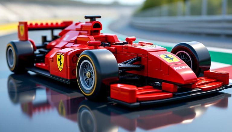 découvrez le set lego ferrari en promotion et créez votre propre bolide de formule 1 personnalisé. un cadeau idéal pour les fans de vitesse et de construction.