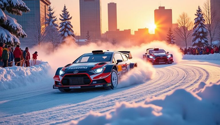 découvrez l'effervescence de harbin, heilongjiang, avec une spectaculaire course automobile sur glace et neige, un événement hivernal unique alliant vitesse et adrénaline.