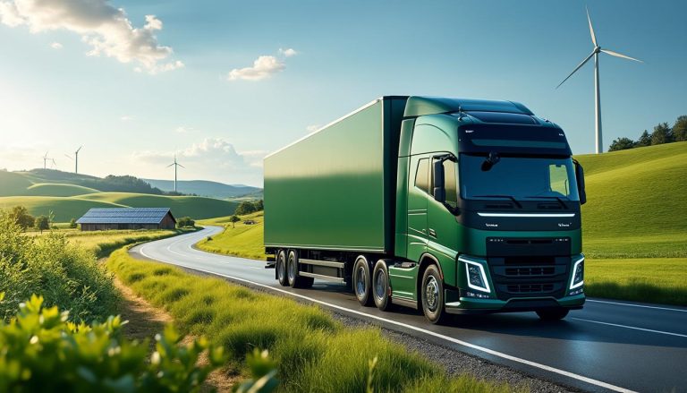 les transports herbrich passent à l'électrique avec volvo trucks, engageant leur flotte vers un avenir plus vert et durable.