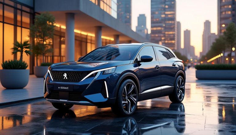 découvrez le nouveau peugeot e-5008, un grand suv électrique qui combine élégance, luxe et performances exceptionnelles. précommandez dès maintenant ce véhicule innovant alliant confort et technologie avancée.