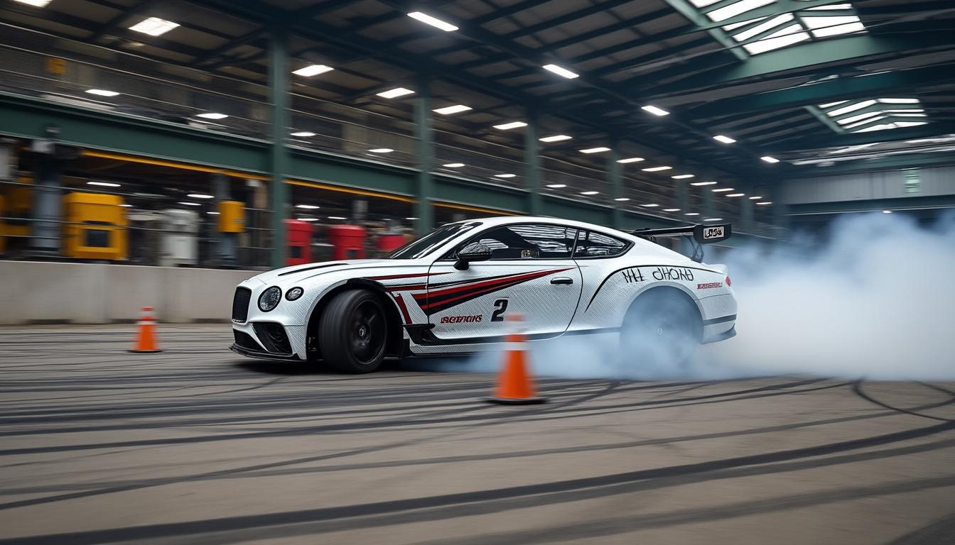 découvrez comment travis pastrana transforme une ancienne usine bentley en un circuit automobile unique, alliant histoire industrielle et passion pour la vitesse.