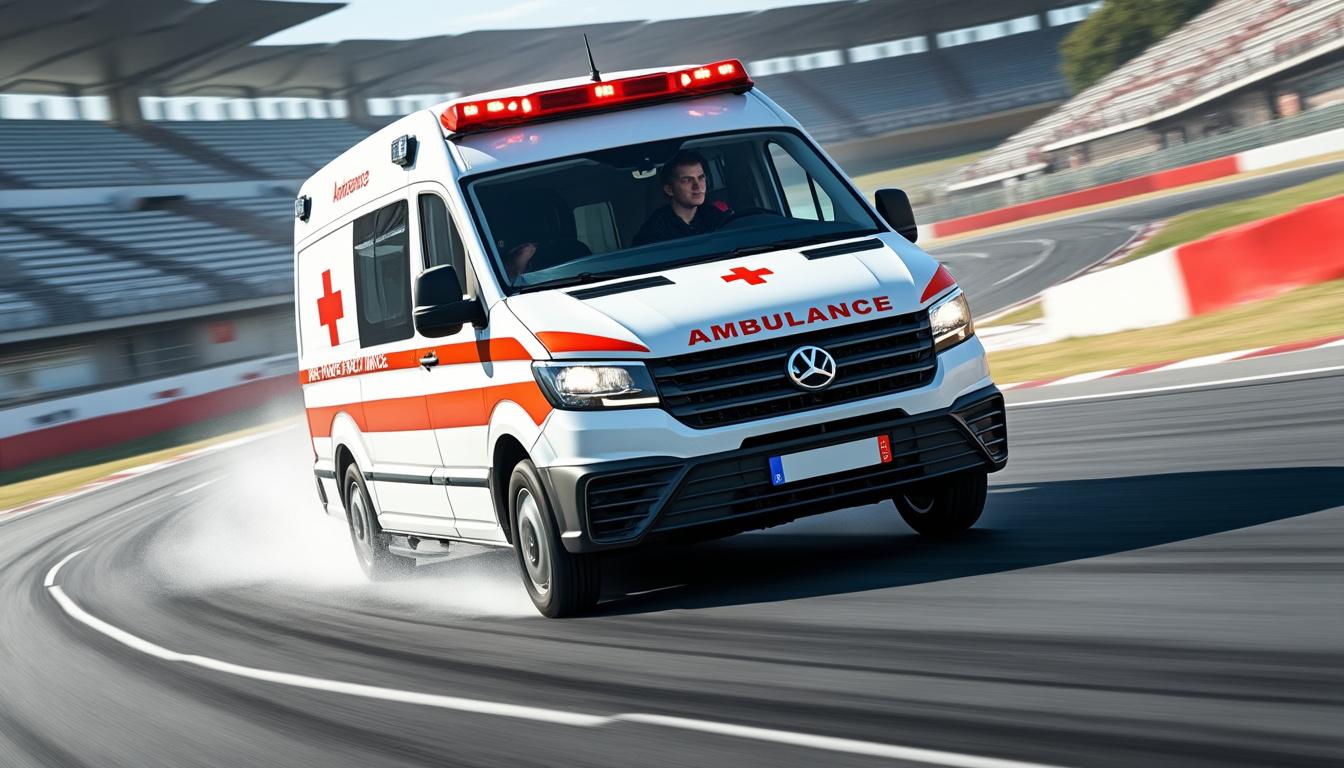 découvrez comment ces futurs ambulanciers se forment au freinage d’urgence et à la gestion de la vitesse sur un circuit automobile grâce à une formation à la conduite intense et sécurisée.