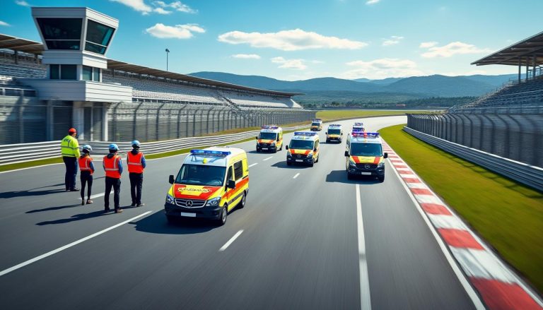 découvrez la formation pratique des futurs ambulanciers, qui s'entraînent au freinage d'urgence et à la gestion de la vitesse sur un circuit automobile pour garantir leur sécurité et celle des patients.
