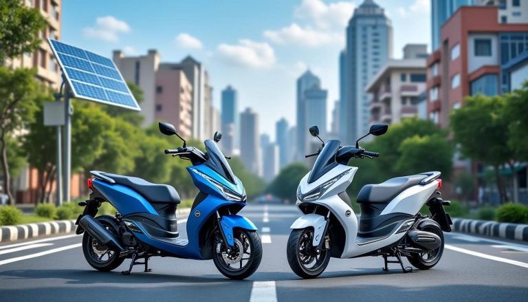 yamaha motor lance deux nouveaux scooters électriques en inde, une initiative écologique innovante développée en interne et en collaboration avec river mobility, visant à promouvoir la mobilité durable.