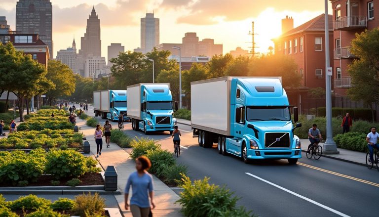 découvrez comment les camions électriques volvo vnr soutiennent le projet 'bronx is breathing' de city harvest pour un avenir plus vert et solidaire.