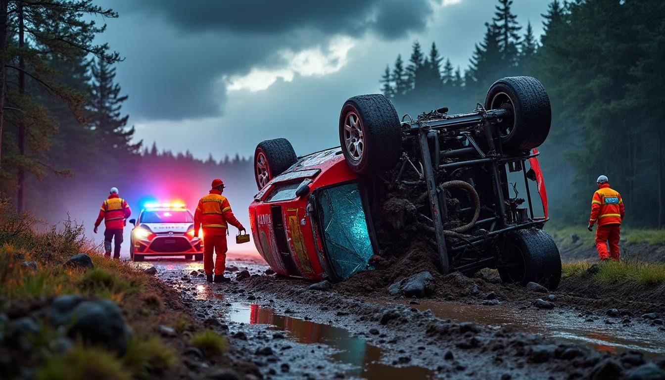 tragédie à bastogne : un piéton heurté mortellement par une voiture durant le rallye, entraînant la suspension immédiate de la course.