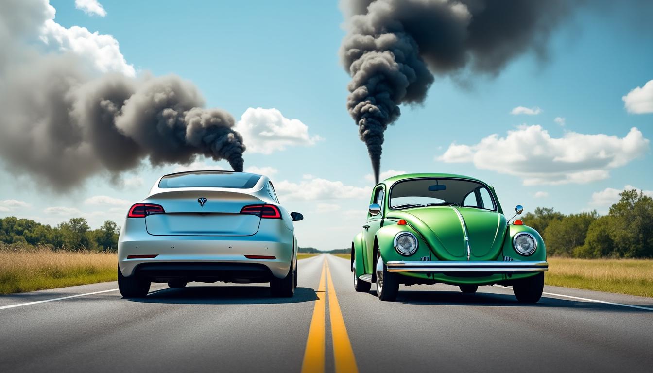 découvrez une analyse complète comparant la pollution des voitures électriques, essence et diesel pour savoir laquelle impacte le plus notre environnement.