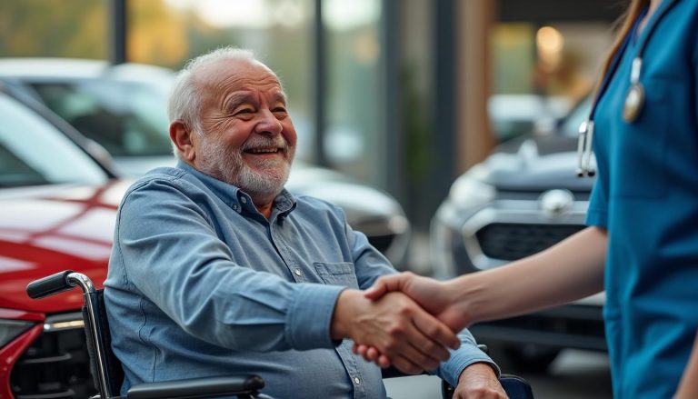 à 92 ans, malgré les contraintes de l'ehpad et la dépendance à la chaise roulante, il réussit à obtenir un leasing pour une voiture de 34 000 €, prouvant que tout est possible à tout âge.