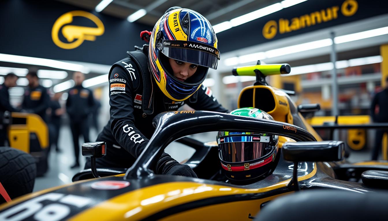 découvrez le parcours inspirant de doriane pin, la pilote française qui poursuit son rêve ultime en gravissant les sommets du sport automobile, entre passion et détermination.