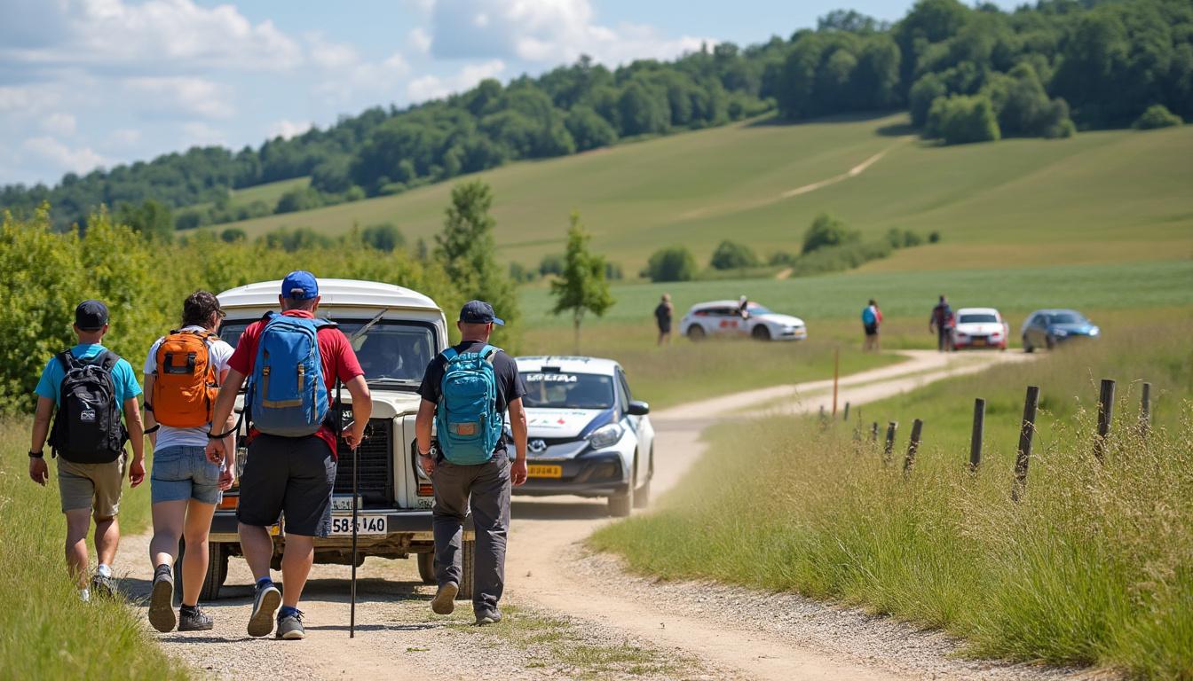 participez à la randonnée solidaire à lachy le 29 mars, un événement unique combinant sport automobile et soutien aux personnes en situation de handicap.