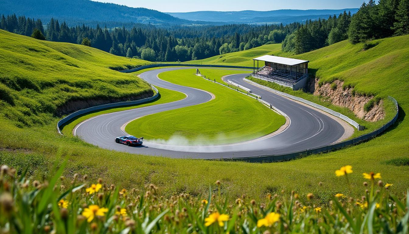 découvrez un circuit automobile privé unique en france situé à garat, niché au cœur d'une propriété exclusive, idéal pour un passionné à la recherche d'un lieu exceptionnel.