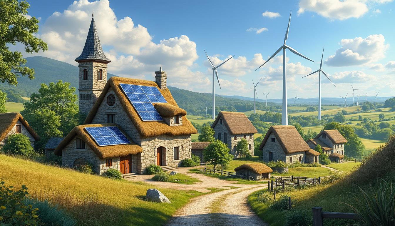 découvrez comment cette commune, exemplaire en matière d'énergie, a atteint 90 % d'autonomie énergétique grâce à des initiatives durables et innovantes.