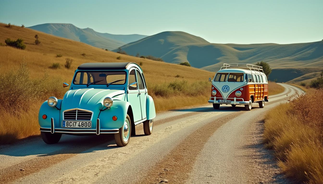 découvrez les secrets intemporels du charme des véhicules anciens, de la légendaire 2 cv au célèbre combi volkswagen, et plongez dans l'histoire automobile avec ici.