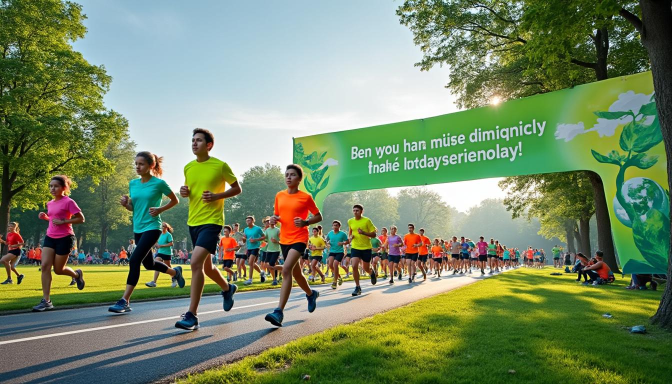 le 26 avril, participez à la course run for planet près de bordeaux et soutenez la protection de l'environnement dans une ambiance conviviale et sportive.