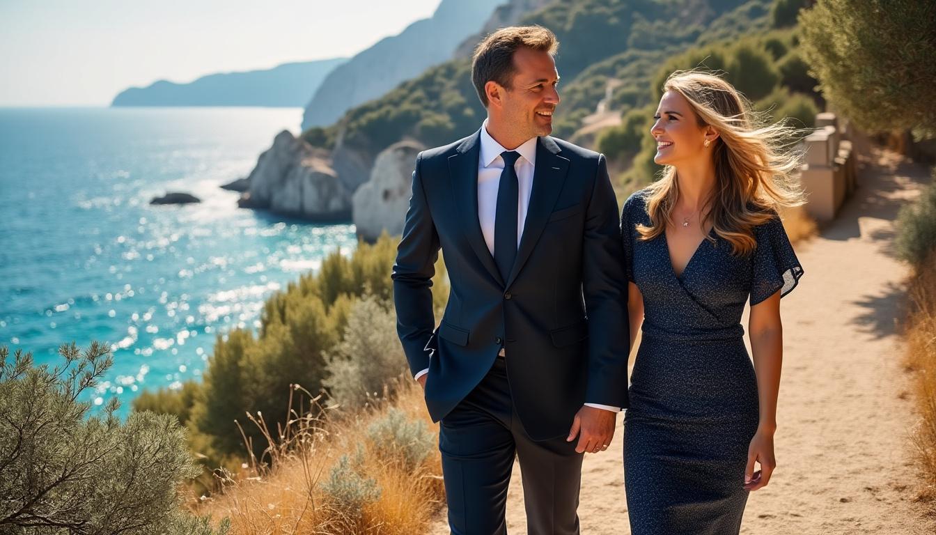 découvrez en exclusivité des photos rares de jordan bardella et maria carolina de bourbon des deux-siciles, dévoilant les moments intimes d'une romance inattendue.