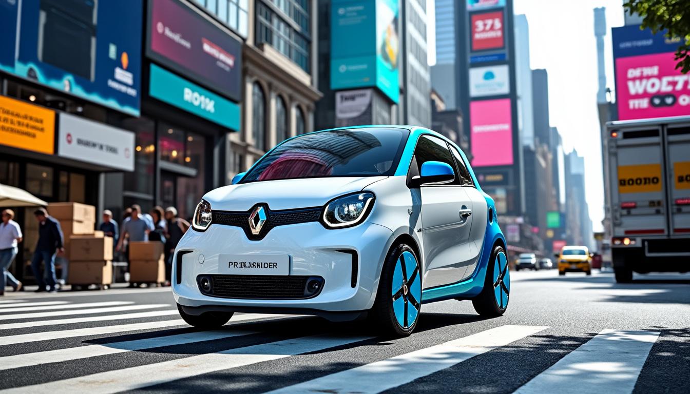 découvrez la renault twingo e-tech électrique d’occasion, la petite citadine idéale pour une conduite urbaine économique et écologique. profitez d’un véhicule compact, agile et abordable pour vos trajets en ville.
