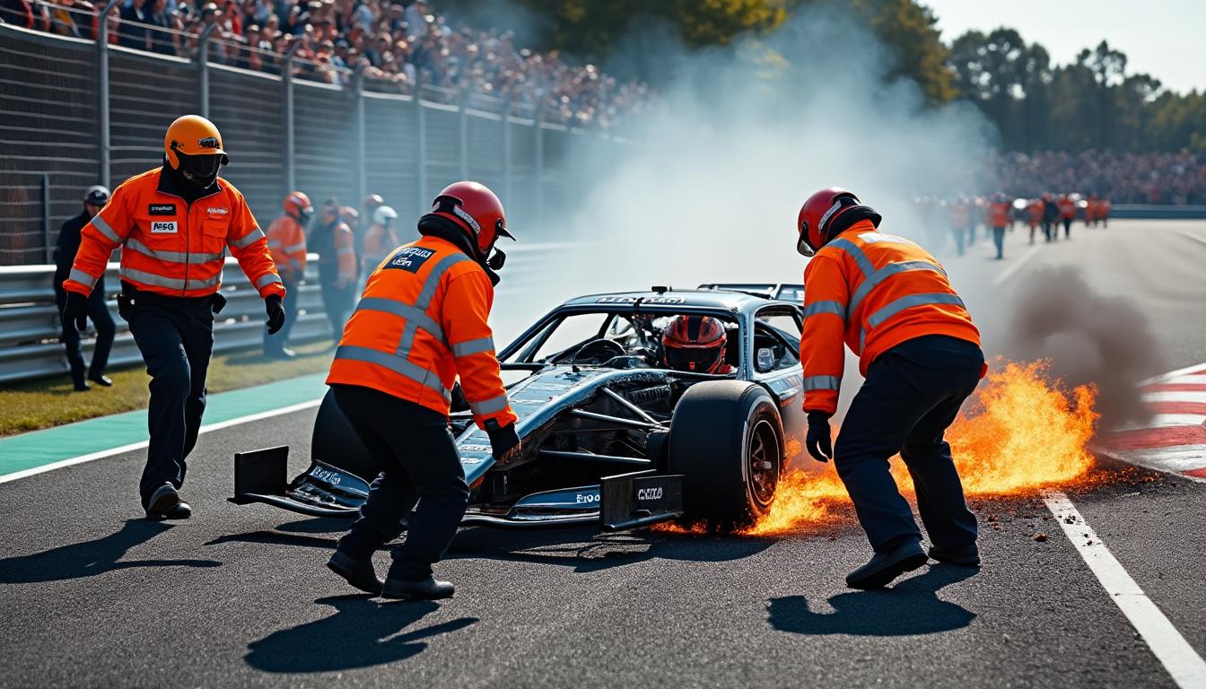 une tragédie bouleverse la course automobile à fontenay-le-comte suite à un accident fatal sur le circuit, suscitant une profonde émotion dans le monde du sport mécanique.