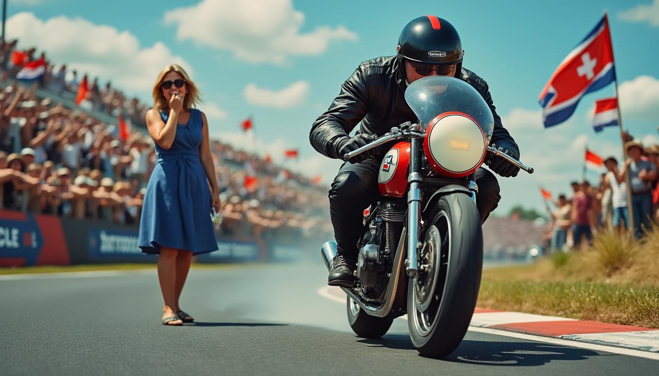 à 70 ans, christian estrosi revit les sensations de sa jeunesse en remontant sur sa moto, ému et entouré de l'amour de sa femme laura tenoudji.