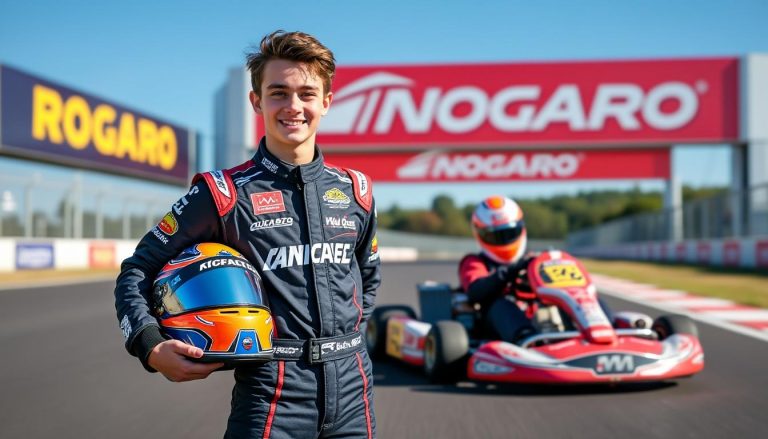 découvrez le parcours exceptionnel d'un jeune prodige de 17 ans du lot-et-garonne, qui impressionne avec un doublé à nogaro et une place dans le top 10 aux championnats du monde de karting.