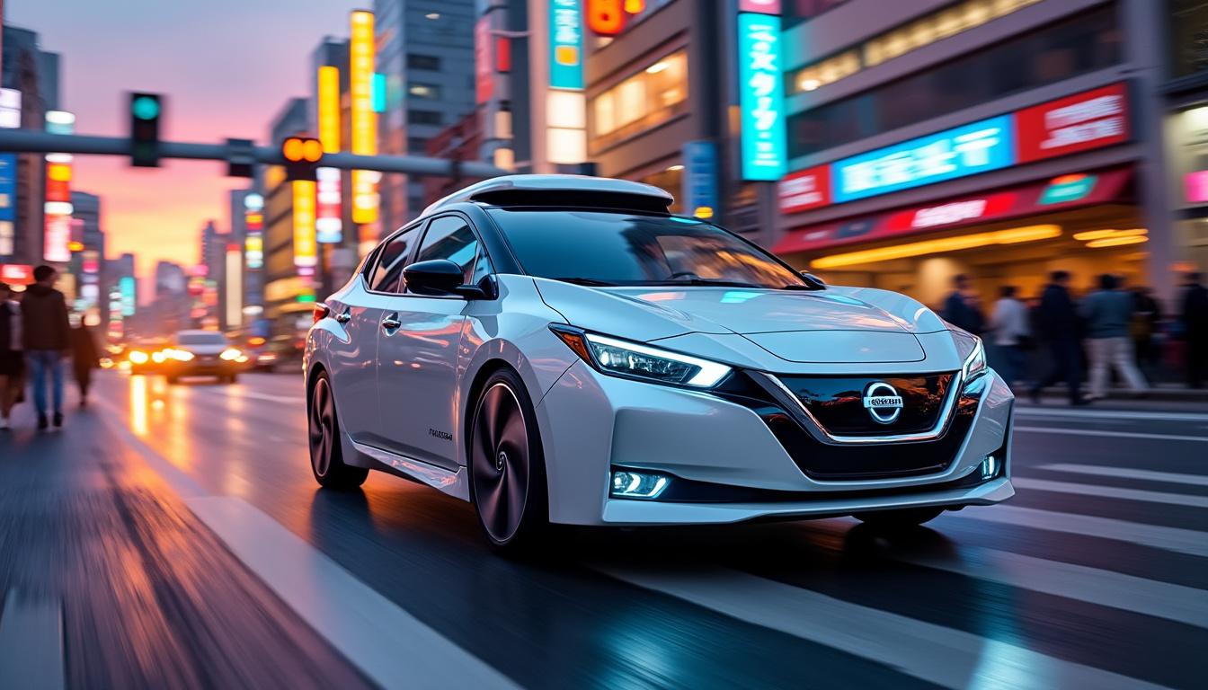 découvrez comment la nissan leaf, au cœur de tokyo, se perfectionne grâce à la formation à la conduite autonome, une révolution technologique au service de la mobilité urbaine.