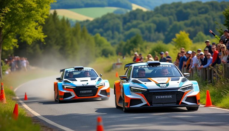 plongez dans le slalom de franche-comté où valen et sa belle-sœur s'affrontent dans un duel fraternel plein de joie et de passion automobile.