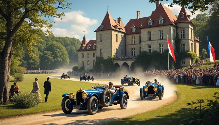 découvrez ce château sarthois qui célèbre le premier grand prix automobile de france, offrant un voyage au cœur d'une légende historique et sportive.