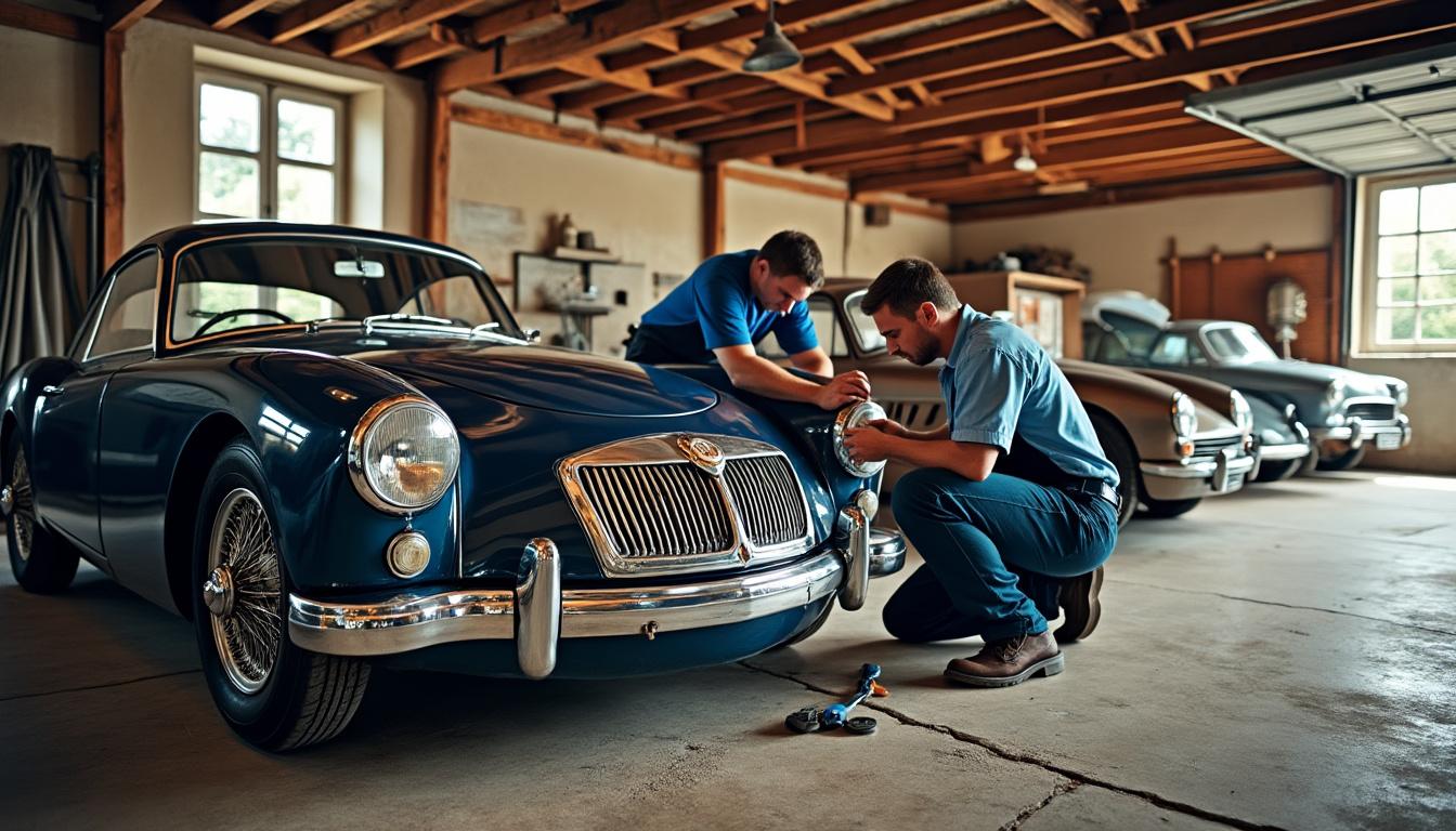 découvrez l'histoire fascinante des frères plombiers-chauffagistes qui ont transformé leur passion en activité en devenant loueurs de voitures de collection, alliant savoir-faire artisanal et amour de l'automobile vintage.