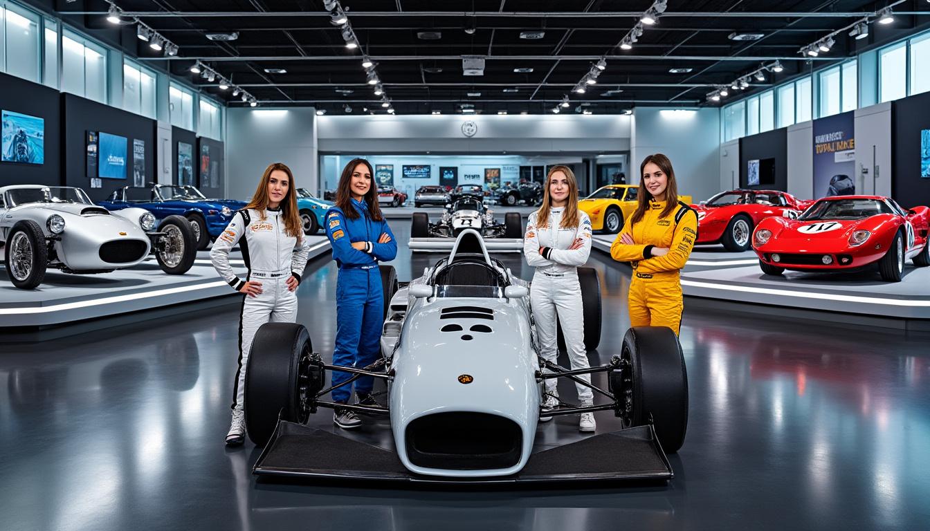 découvrez en images les reines de la piste exposées au tout nouveau musée du sport automobile m24, une rencontre passionnante avec l'histoire et la magie des courses automobiles.