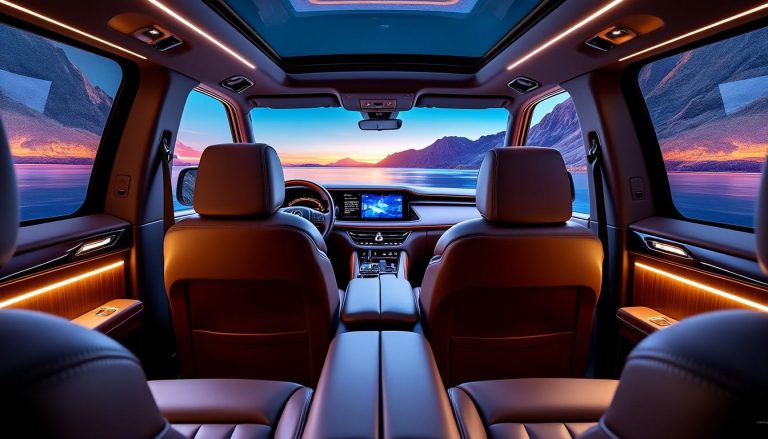 découvrez notre essai exclusif du lexus lm, un van de luxe équipé d'un impressionnant écran oled géant de 48 pouces, alliant confort et technologie de pointe.