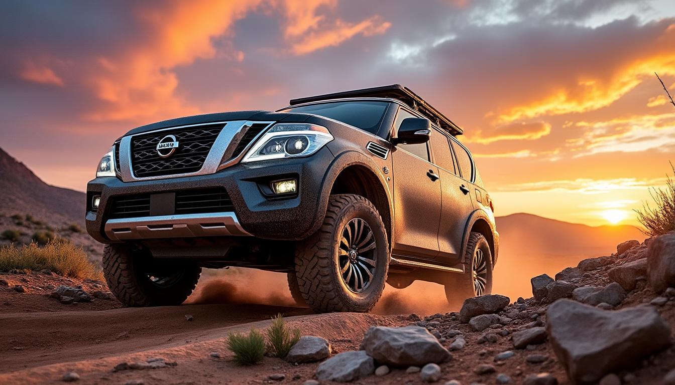 découvrez le test complet du nissan patrol 2025, un 4x4 robuste alliant puissance et technologie. tout savoir sur ses performances, design et innovations.