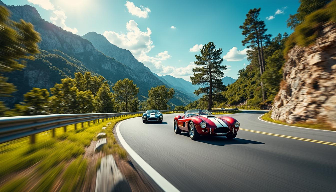 découvrez les cévennes à travers les images saisissantes du 35e tour de france automobile, où les moteurs rugissent dans un paysage légendaire.