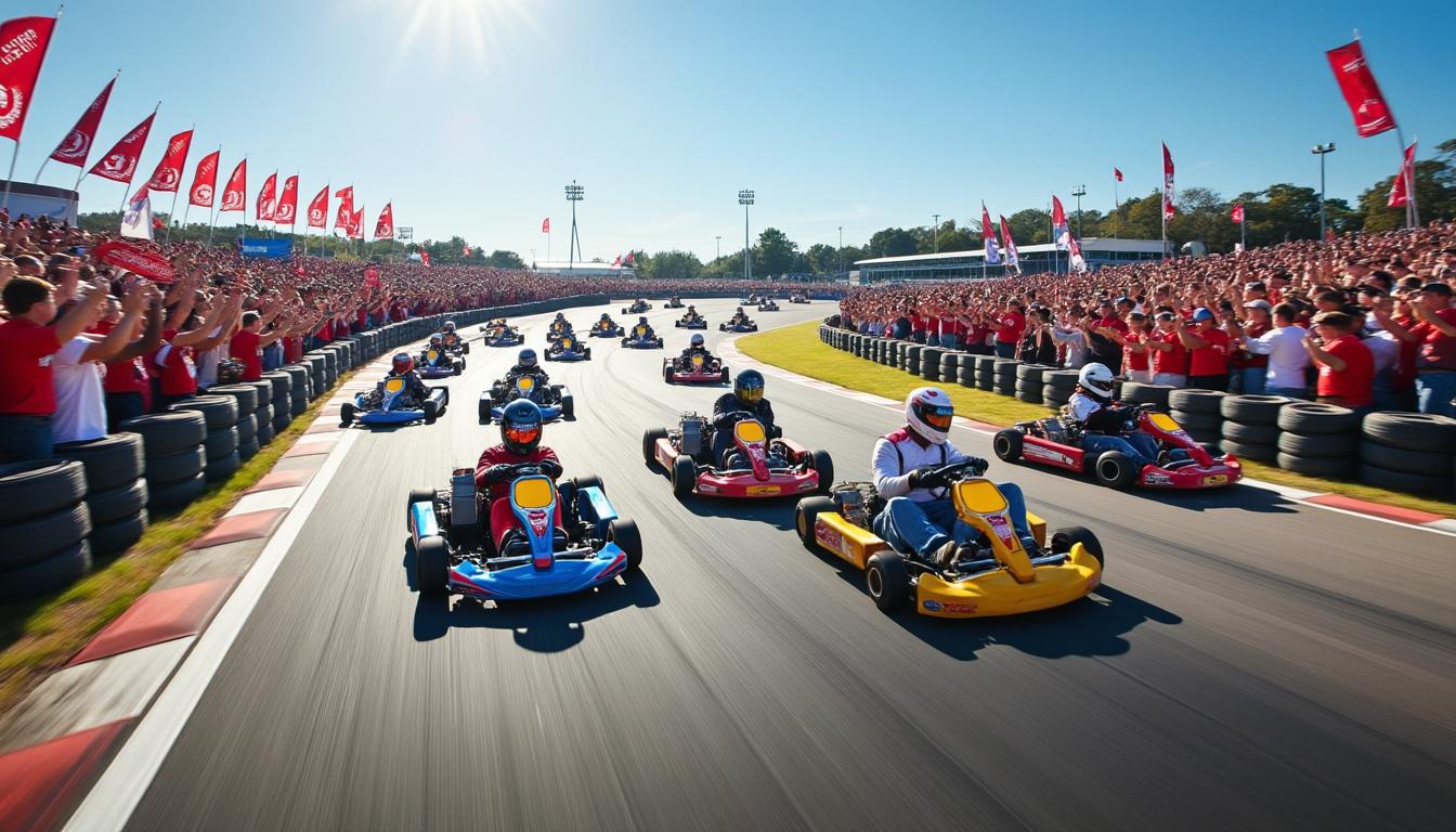 près de 60 passionnés du karting du sud de la france se préparent à enflammer la 6e édition du win’kartc, un événement exaltant pour tous les amateurs de vitesse et de compétition.