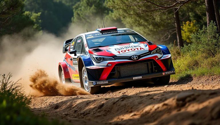 suivez la performance exceptionnelle de sébastien ogier au rallye wrc du portugal, où il creuse son avance au volant de sa toyota, consolidant sa position de leader.