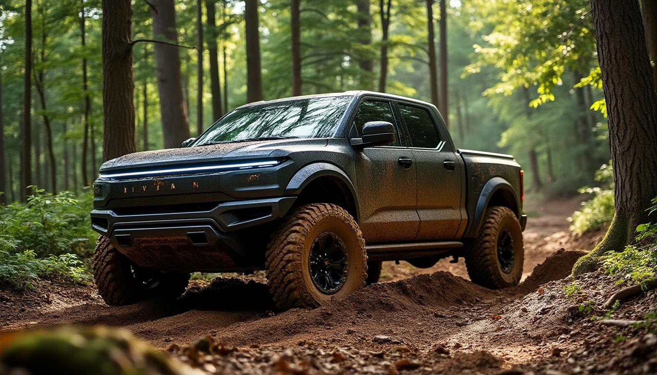 découvrez notre test complet du rivian r1t 2025, le pickup électrique innovant alliant performance, autonomie et technologies de pointe.