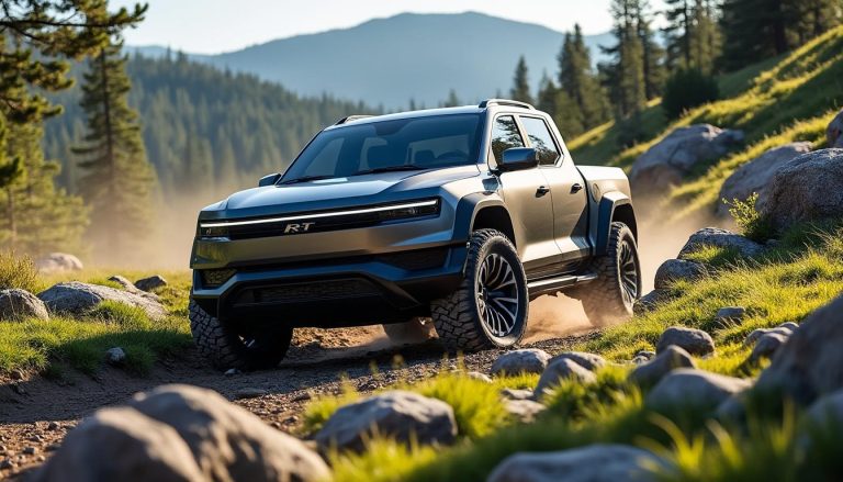découvrez notre test complet du rivian r1t 2025, le pickup électrique innovant alliant performance, autonomie et technologie avancée pour une nouvelle expérience de conduite.