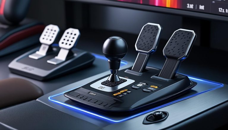 découvrez les nouveautés sim racing de revosim avec une boîte de vitesses, un frein à main et un embrayage innovants, conçus pour améliorer votre expérience de conduite virtuelle.