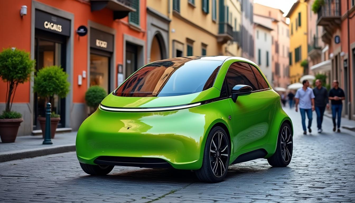 découvrez e-car, la nouvelle citadine électrique abordable de stellantis, fabriquée en italie pour allier performance, design et respect de l'environnement.