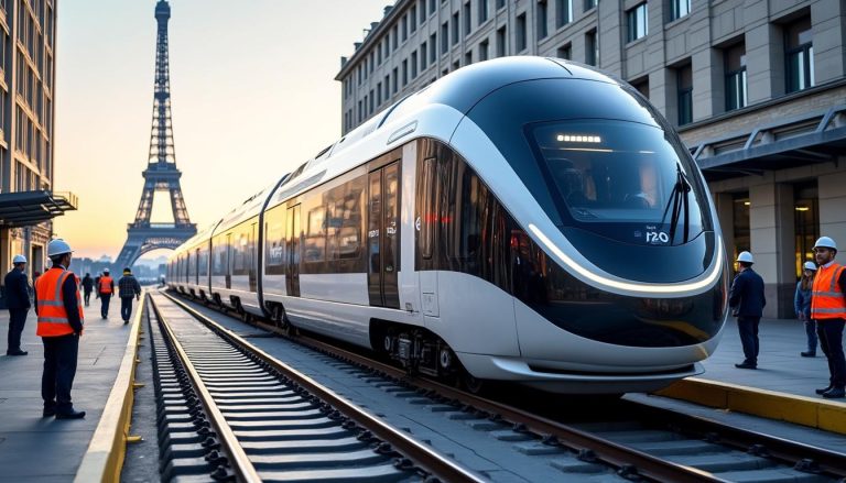 découvrez le nouveau train mi20 en île-de-france : innovation, confort et technologie au rendez-vous avec la sortie de son premier exemplaire d'usine.
