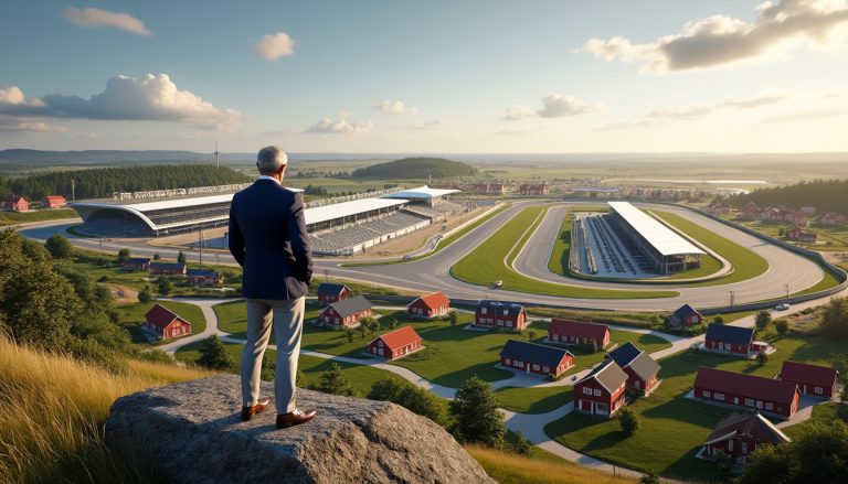 un millionnaire danois investit 500 millions d’euros pour métamorphoser son village de 40 habitants en une destination incontournable de la formule 1, alliant innovation et passion du sport automobile.