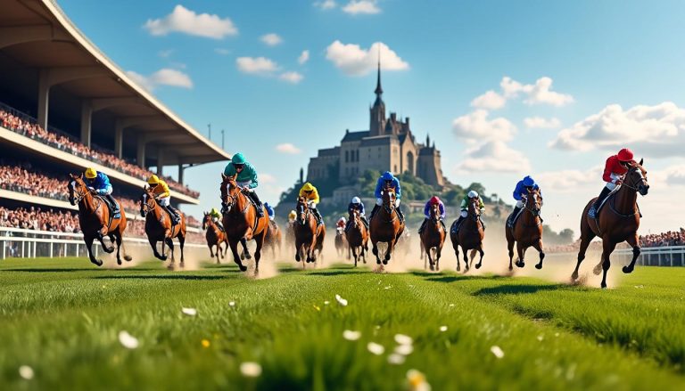 rejoignez-nous vendredi 15 mai à l’hippodrome de mont-saint-michel - pont pour neuf courses hippiques palpitantes et un spectacle exceptionnel. une journée de sensations garanties pour les amateurs de courses et de divertissement.