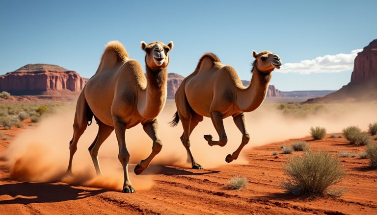 découvrez la spectaculaire 'camel cup' en australie, une course unique dans l'immensité de l'outback où les dromadaires s'affrontent dans une ambiance incroyable.
